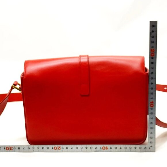Saint Laurent Crossbody bag Red Leather 895-050625 - Picture 2 of 14